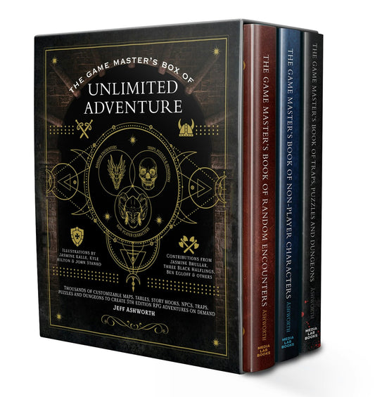 Cover image for The Game Master's Box of Unlimited Adventure, isbn: 9781956403480