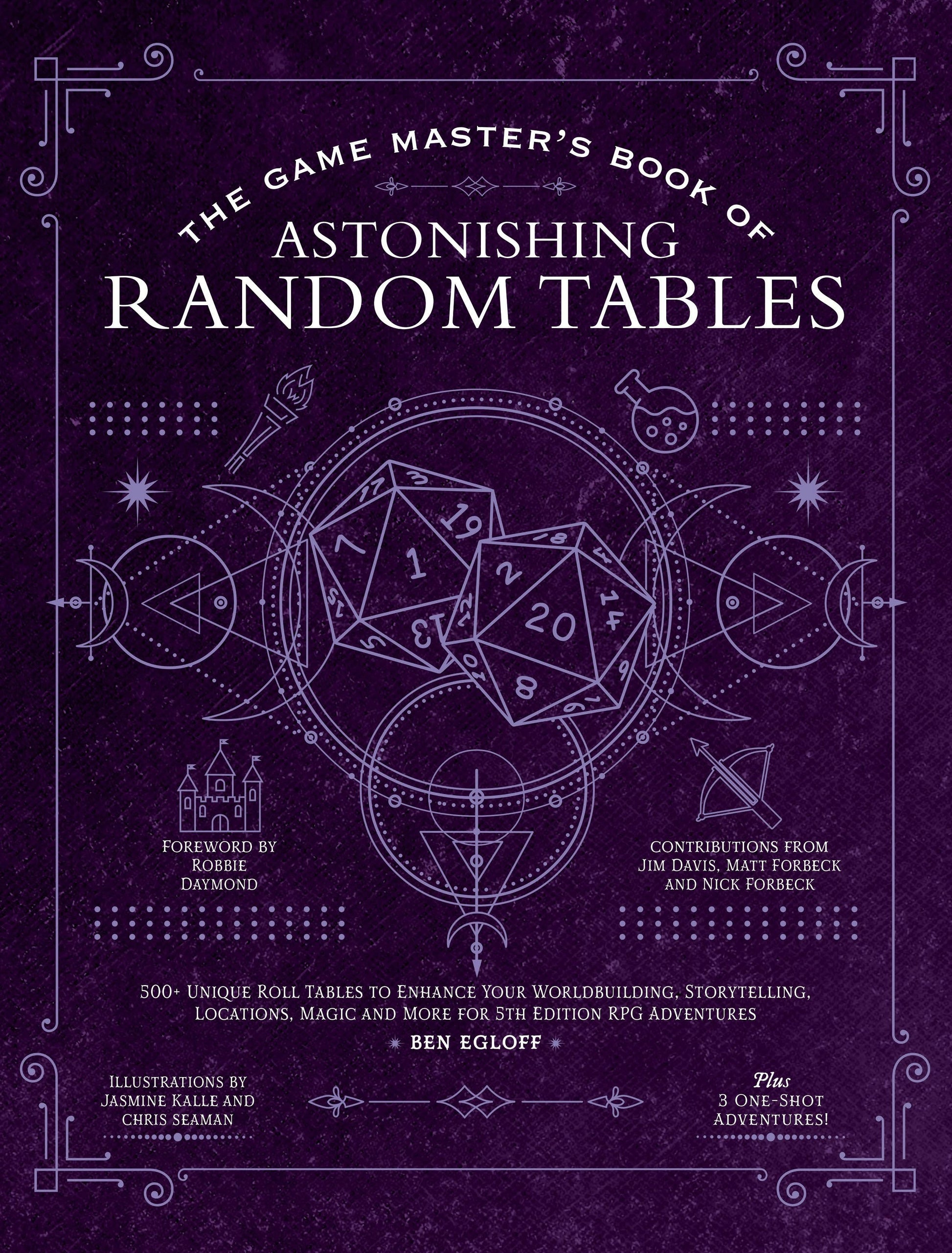 Cover image for The Game Master's Book of Astonishing Random Tables, isbn: 9781956403251