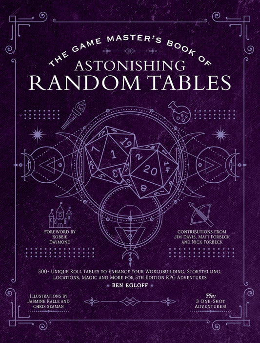 Cover image for The Game Master's Book of Astonishing Random Tables, isbn: 9781956403251