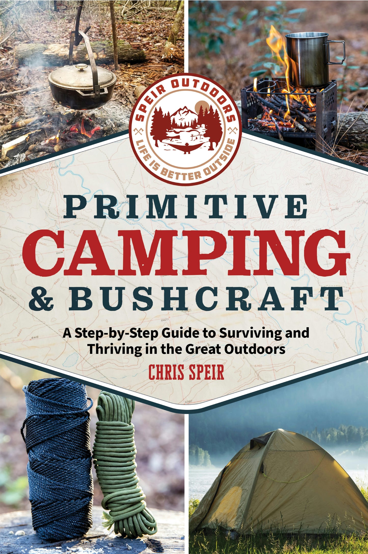Cover image for Primitive Camping and Bushcraft (Speir Outdoors), isbn: 9781956403589