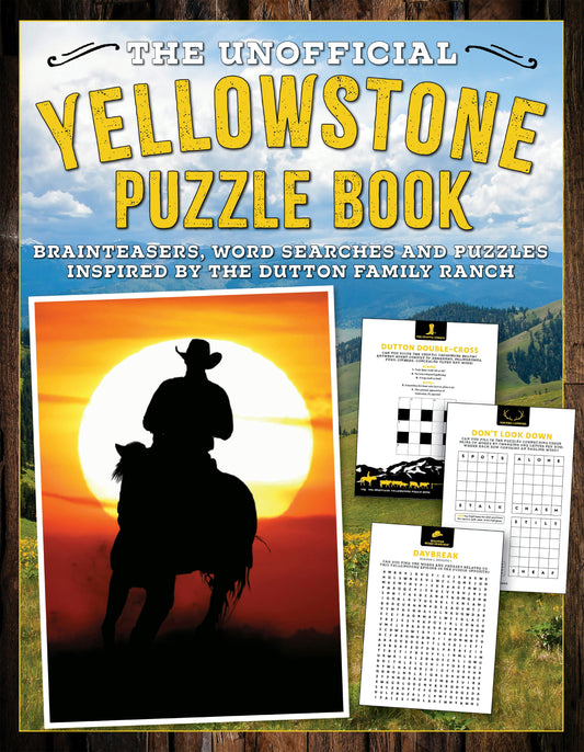Cover image for The Unofficial Yellowstone Puzzle Book, isbn: 9781956403688