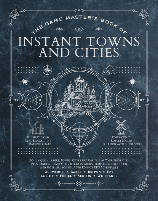 Cover image for The Game Master's Book of Instant Towns and Cities, isbn: 9781956403985