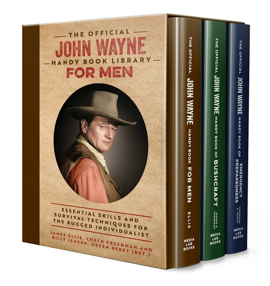 Cover image for The Official John Wayne Handy Book Library for Men (Boxed Set), isbn: 9781964487182