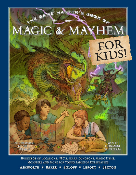 Cover image for The Game Master's Book of Magic & Mayhem for Kids, isbn: 9781964487311