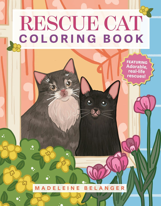 Cover image for Rescue Cat Coloring Book, isbn: 9781964487458