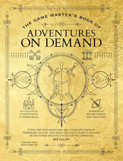 Cover image for The Game Master's Book of Adventures on Demand, isbn: 9781964487960