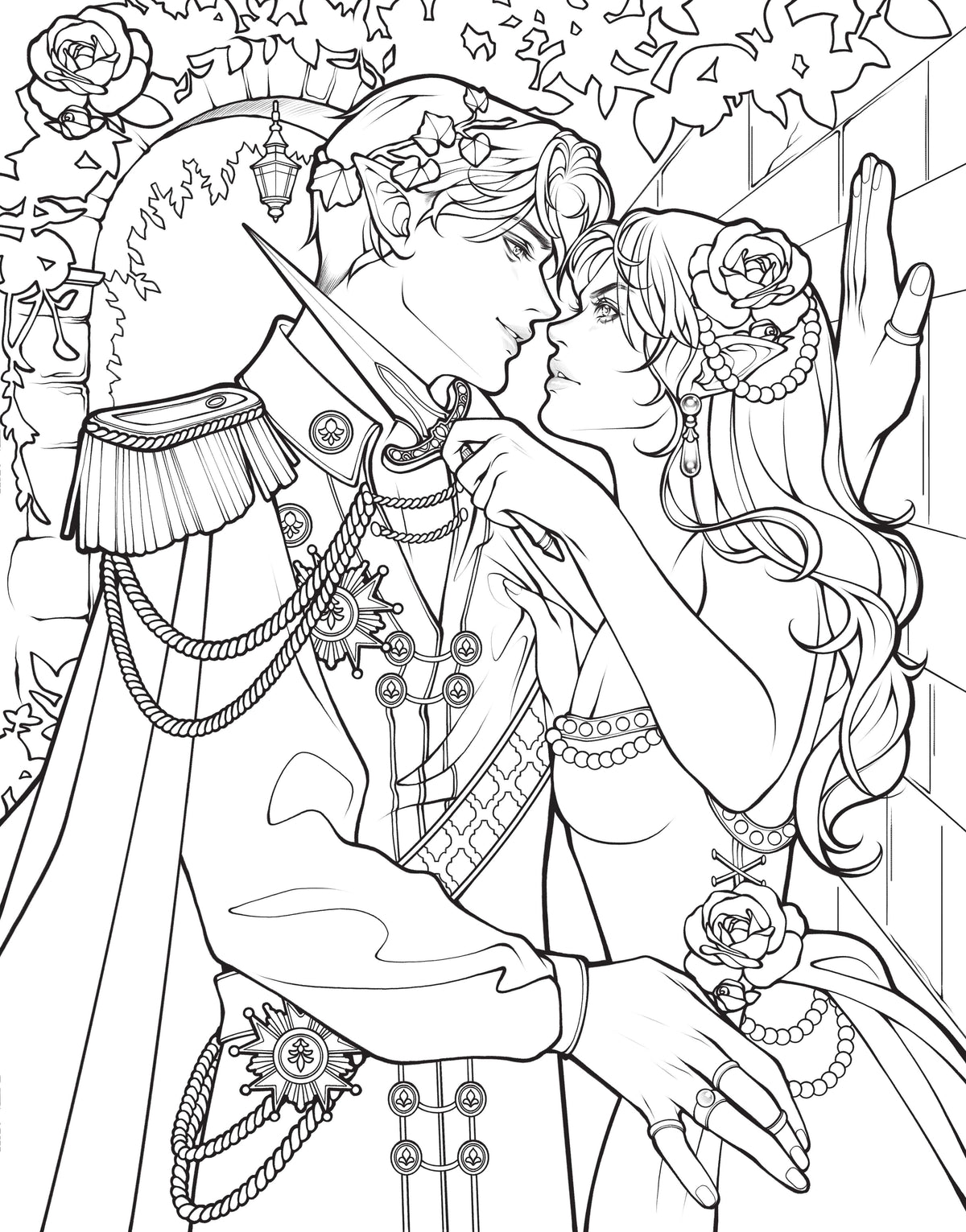The Romantasy Lover’s Coloring Book
